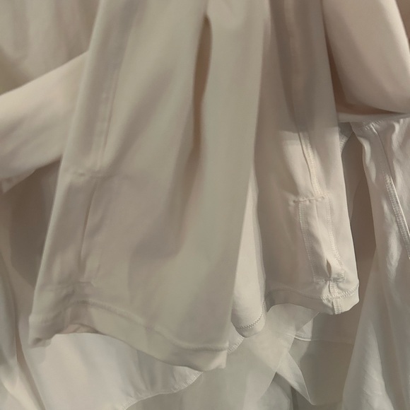 Lululemon Quick Pace Long Sleeve Top- white size 12 loose fitting - Picture 6 of 10